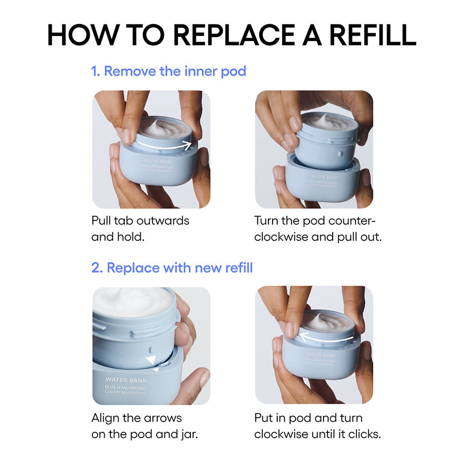 water bank cream refill duo